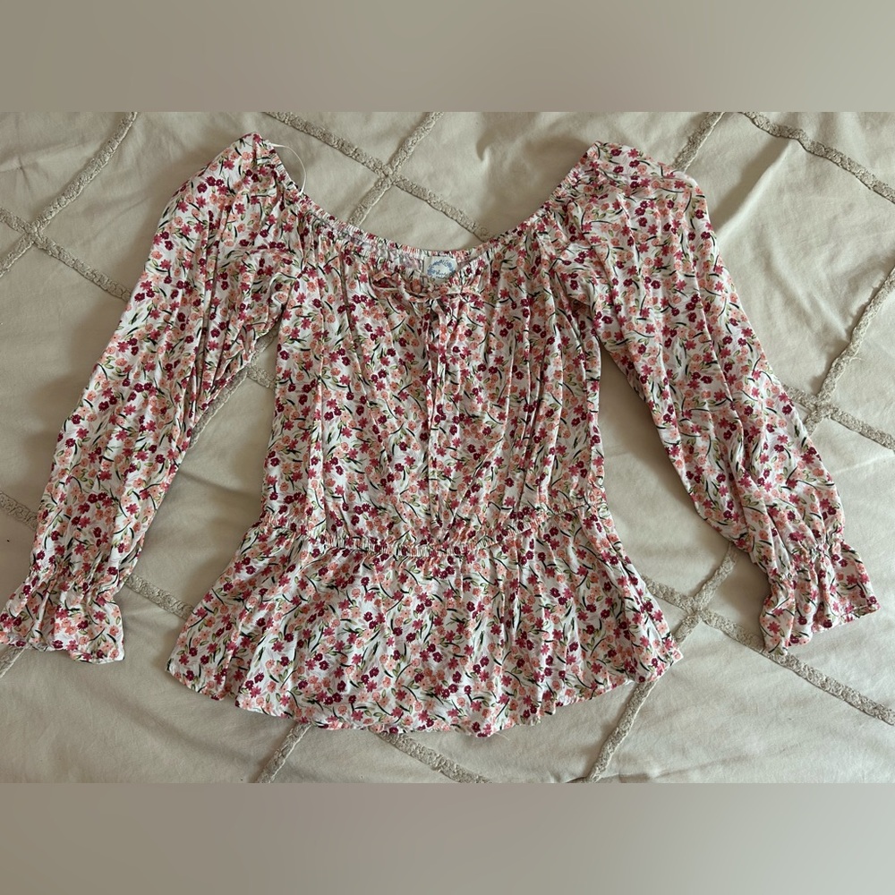 Francesca’s Floral Print Women's Top